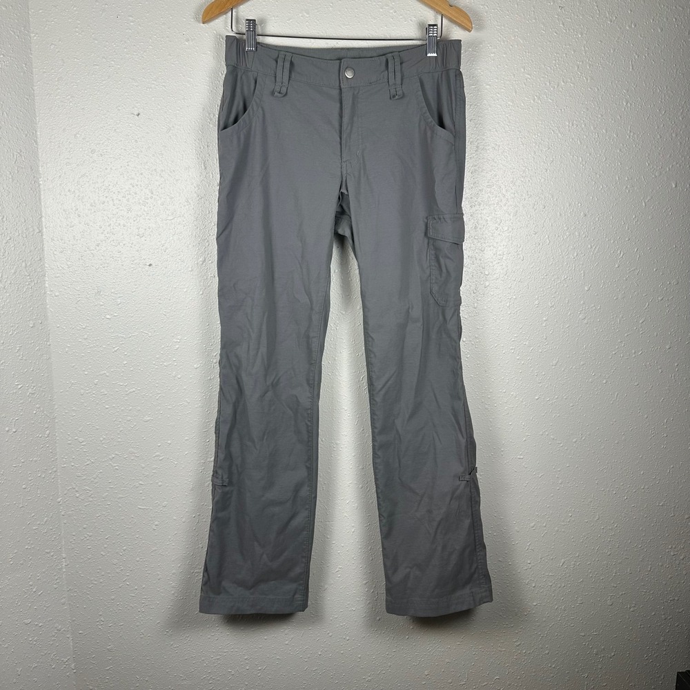 Duluth Trading Co Womens 6x31 Dry On The Fly Convertible Pants Gray Gorpcore Y2K